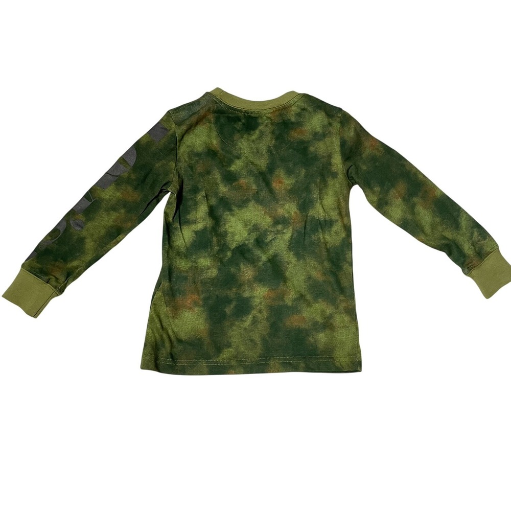 Levi's Boys Long Sleeve Camouflage Print T-Shirt Top - Picture 2 of 7